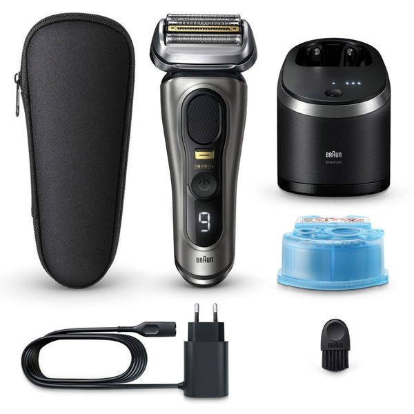 Braun Series 9 Pro+ 9565cc Wet & Dry Фолио за самобръсначка Тример Металик