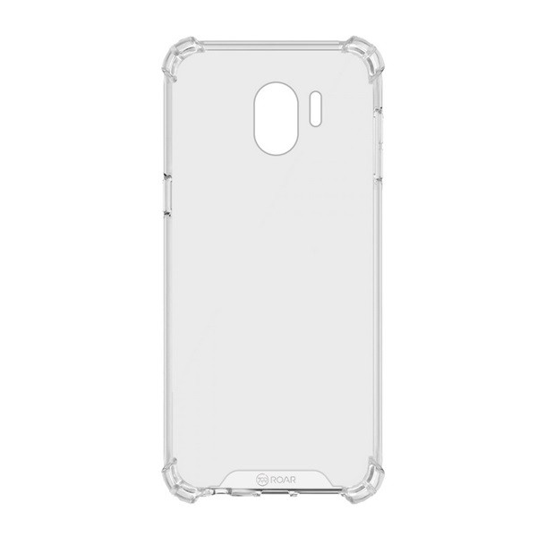 ROAR JELLY ARMOR műanyag telefonvédő (szilikon keret, közepesen ütésálló, légpárnás sarok) ÁTLÁTSZÓ [Samsung Galaxy J4 (2018) SM-J400F]