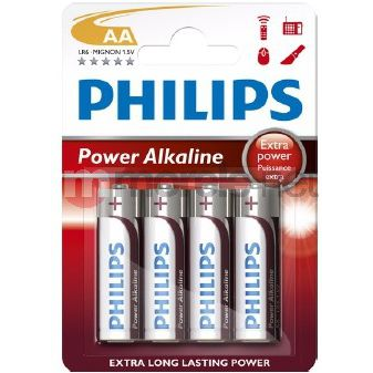 Philips Power Alkaline LR6P6BP/10 батерия за домакински уред Еднократна батерия AA Алкална
