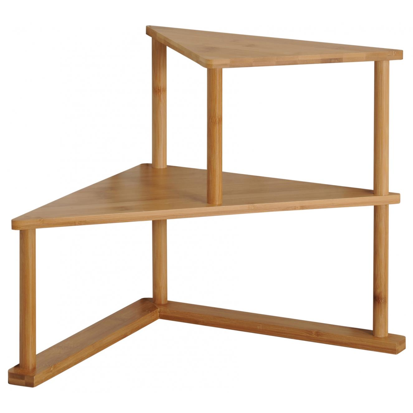 KESPER kétszintes konyhai polc, bambusz (58802)