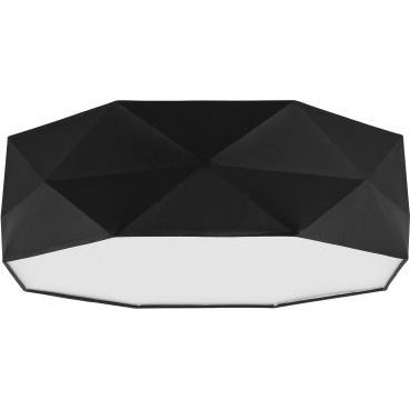 TK Lighting Kantoor Általános mennyezeti lámpa - Beépített Ledes Fényforrás , Fekete (21507-uniw)