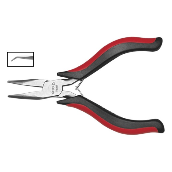 YATO YT-2084 Műszerész Rádiófogó - Hajlított, 115 mm (YT-2084)