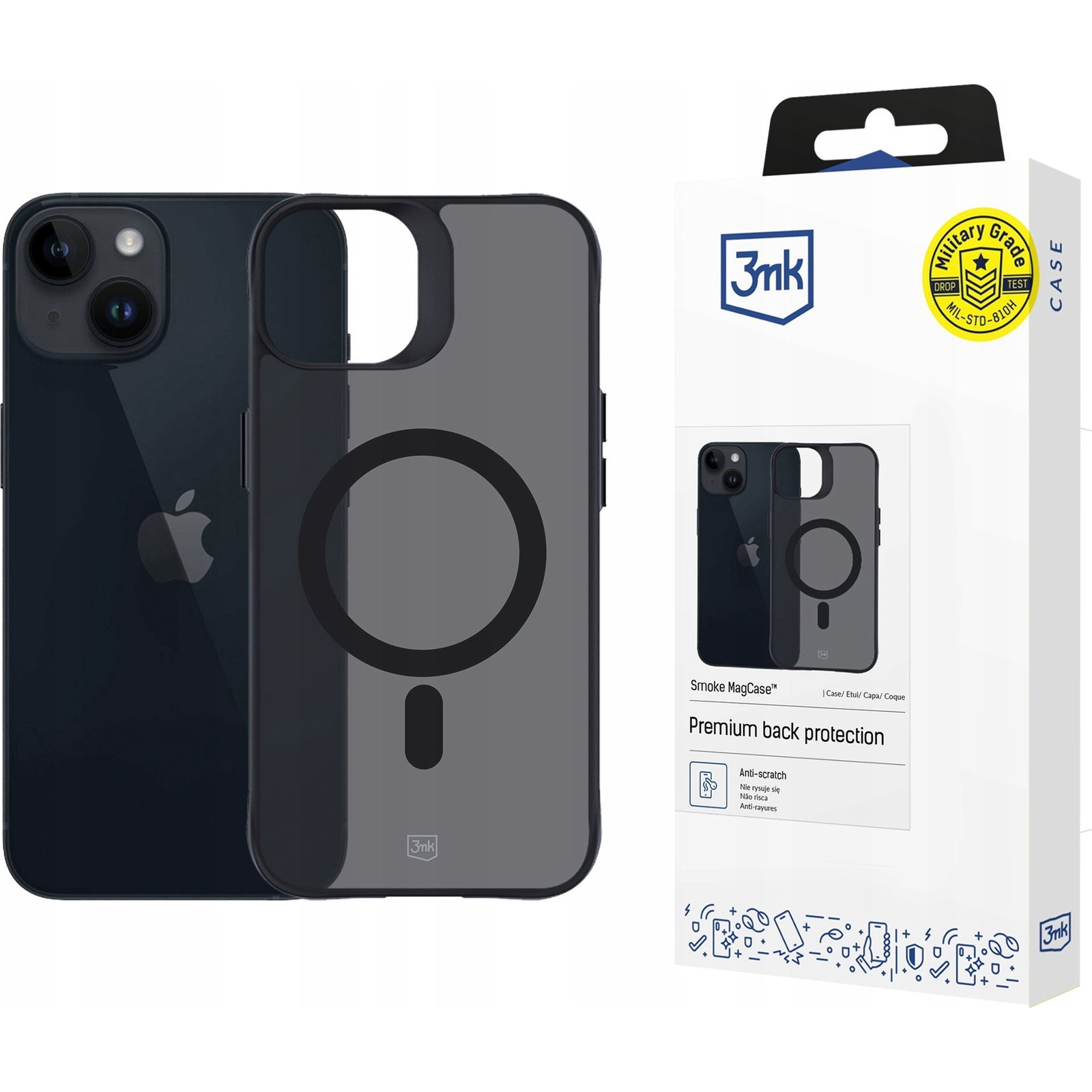 3mk Smoke MagCase Apple iPhone 13/14 (5903108563697)