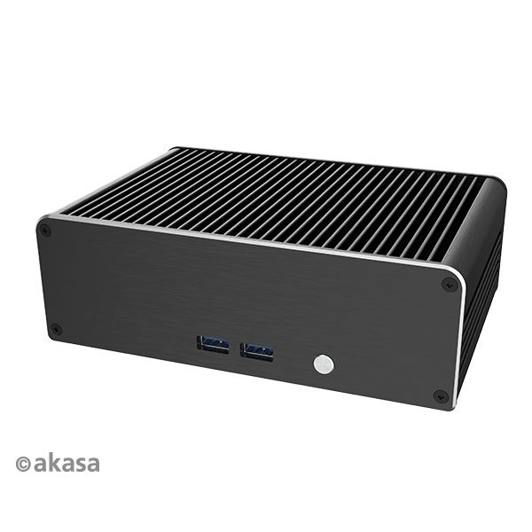 Akasa Newton CTN ventilátor nélküli ház Intel NUC 11 Pro Core i3-hoz (A-NUC75-M1B)