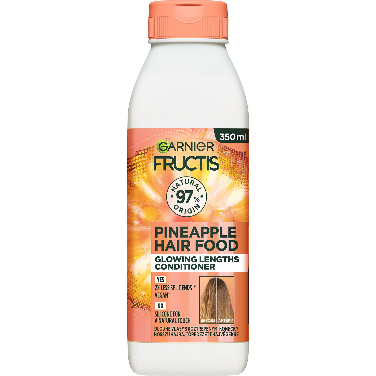 GARNIER Fructis Hair Food Pineapple Conditioner 350 ml (3600542522809)