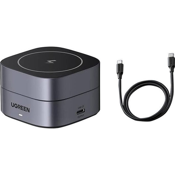 UGREEN 2-в-1 сгъваема безжична станция за зареждане, MagSafe, 15W, Qi