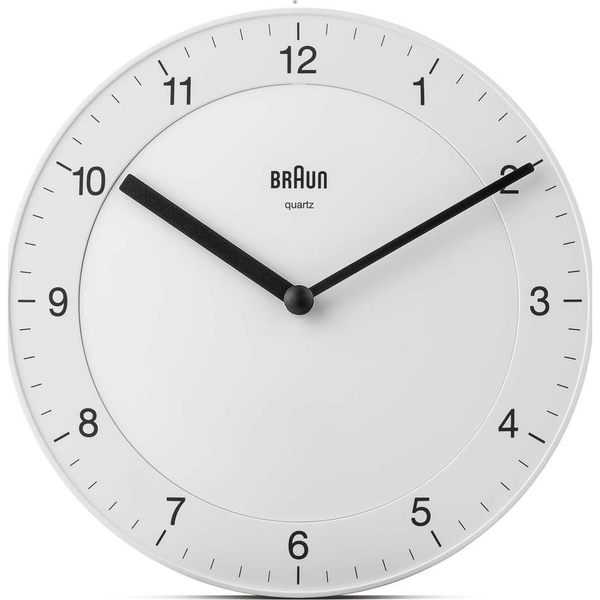 Braun BC06W Kwartsklok Rond Wit