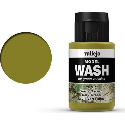  Vallejo Model Wash Dark Green 76512 uniwersalny