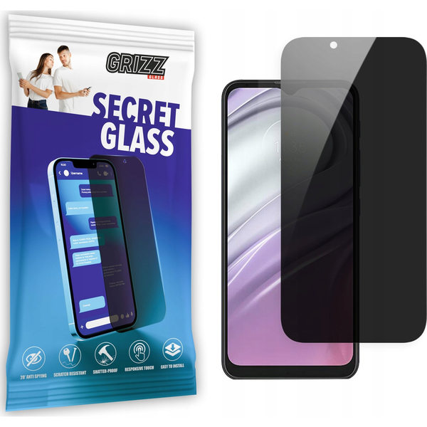  GrizzGlass Szkło prywatyzujące GrizzGlass SecretGlass Motorola Moto G20 5G