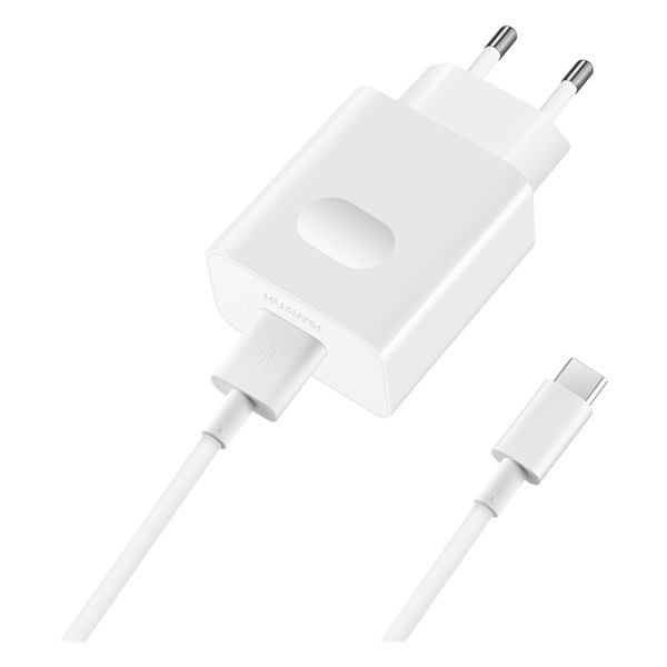 HUAWEI hálózati töltő USB aljzat (9V / 2000mA, gyorstöltés támogatás + AP51 Type-C kábel) FEHÉR (AP32 / HW-090200EH0_TYPE_C) (AP32 / HW-090200EH0_TYPE_C)
