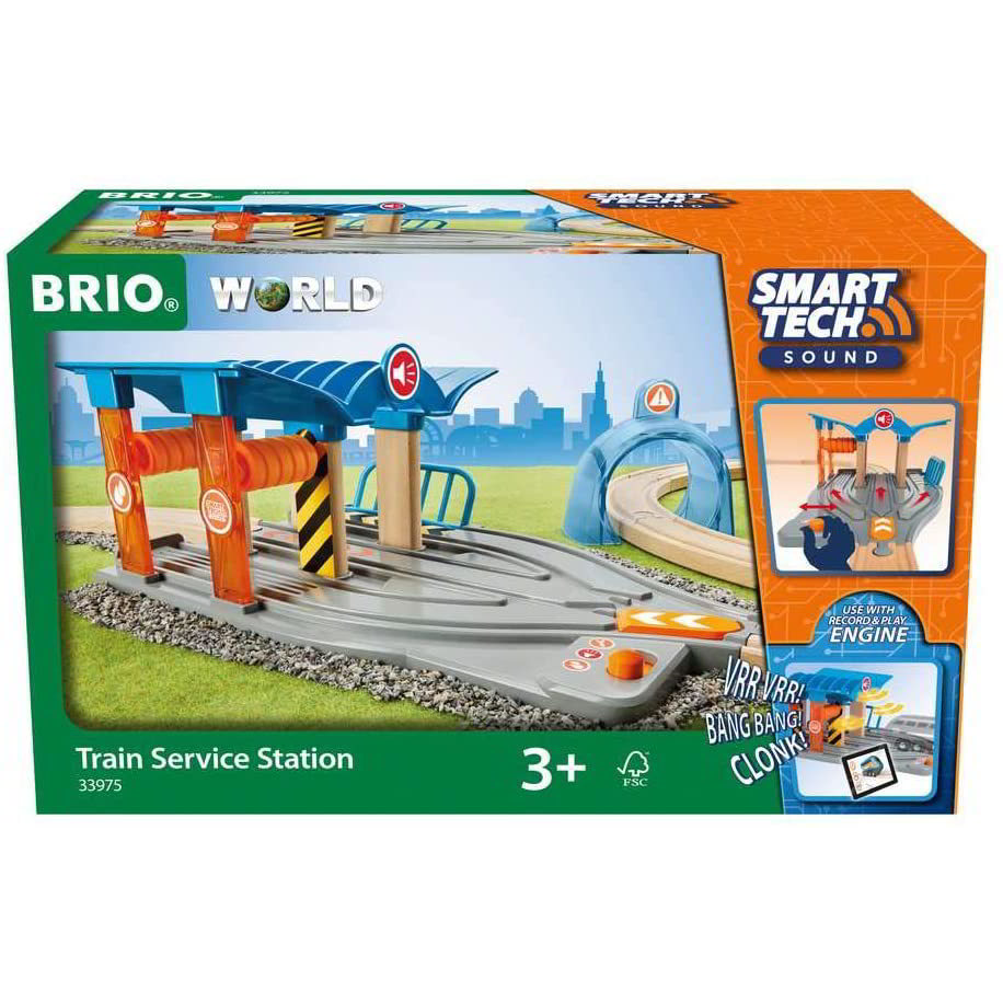 BRIO Smart Tech Sound autómosó műhellyel (33975)