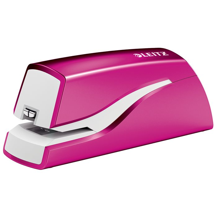 Leitz Wow 10 lap kapacitású elektromos tűzőgép - Rózsaszín (55661023)