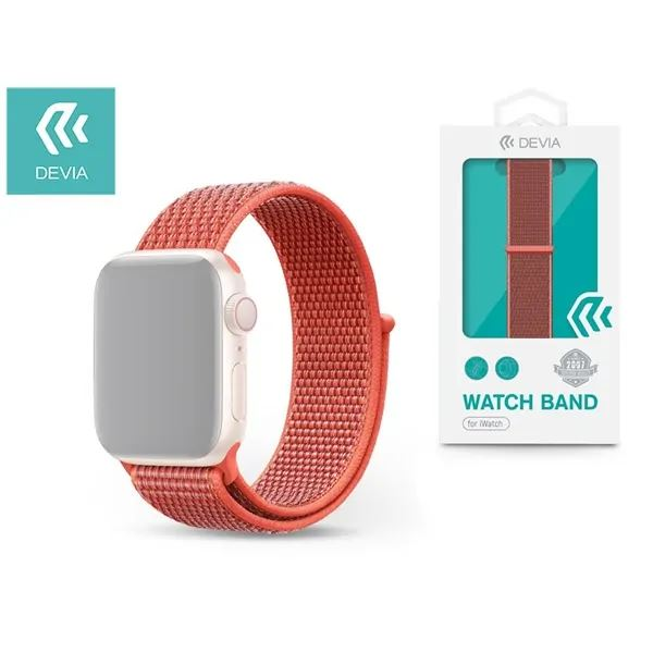 Devia ST326301 Apple Watch sport óraszíj nektarin színű (ST326301)