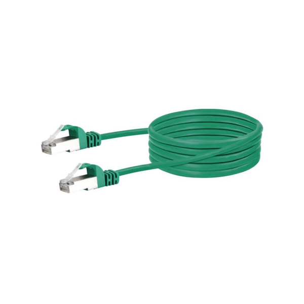 Schwaiger CAT6 Netzwerkkabel      , S/FTP, 1,0m, grün
