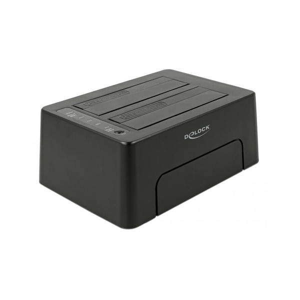 Dokovací stanice USB Type-C 10 Gbps pro 2x SATA HDD / SSD s funkcí