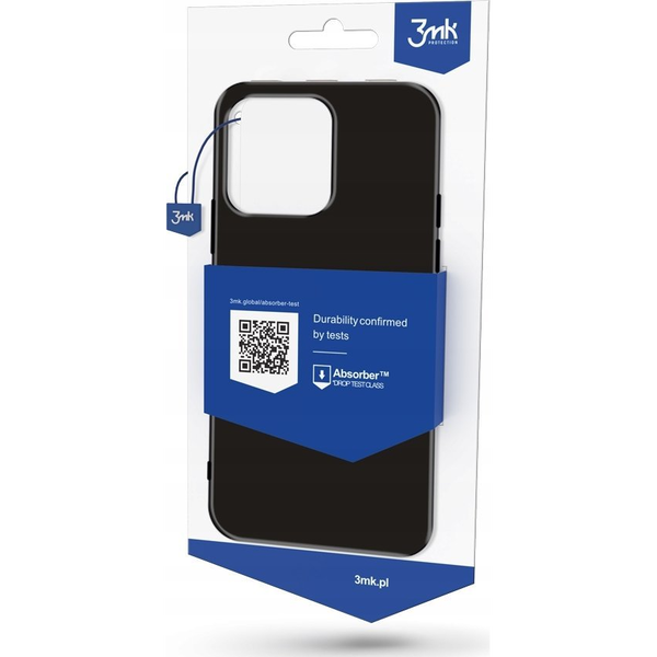Калъф 3mk Matt Case, Черен/ Мат, Съвместим с iPhone 16 Pro