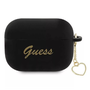 Защитен калъф Guess 4G Charms Heart Silicone за AirPods Pro 2, черен
