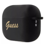 Защитен калъф Guess 4G Charms Heart Silicone за AirPods Pro 2, черен