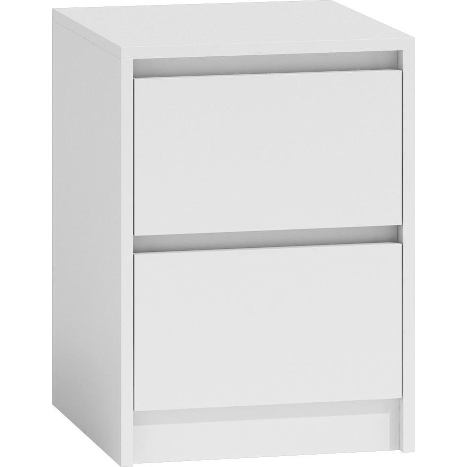 Proda Viana K2 Éjjeliszekrény - 2 Fiókkal, 55 cm x 40 cm, Fehér (K2 BIEL)