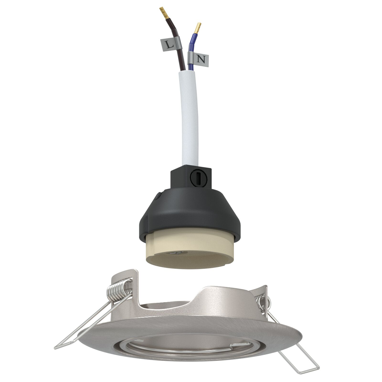 Lámpák 24 darab Ezüst Alumínium 9 cm Beépített LED lámpák (4108172)