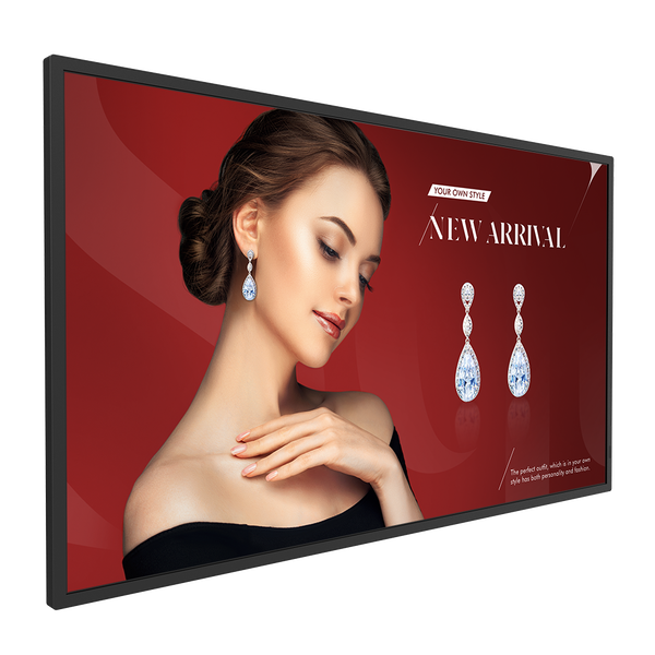 BenQ ST4302S Обществен цифров плосък панел 109,2 см (43") LCD 400 cd/m² 4K Ultra HD Черен Вграден процесор Android 8.0 18/7