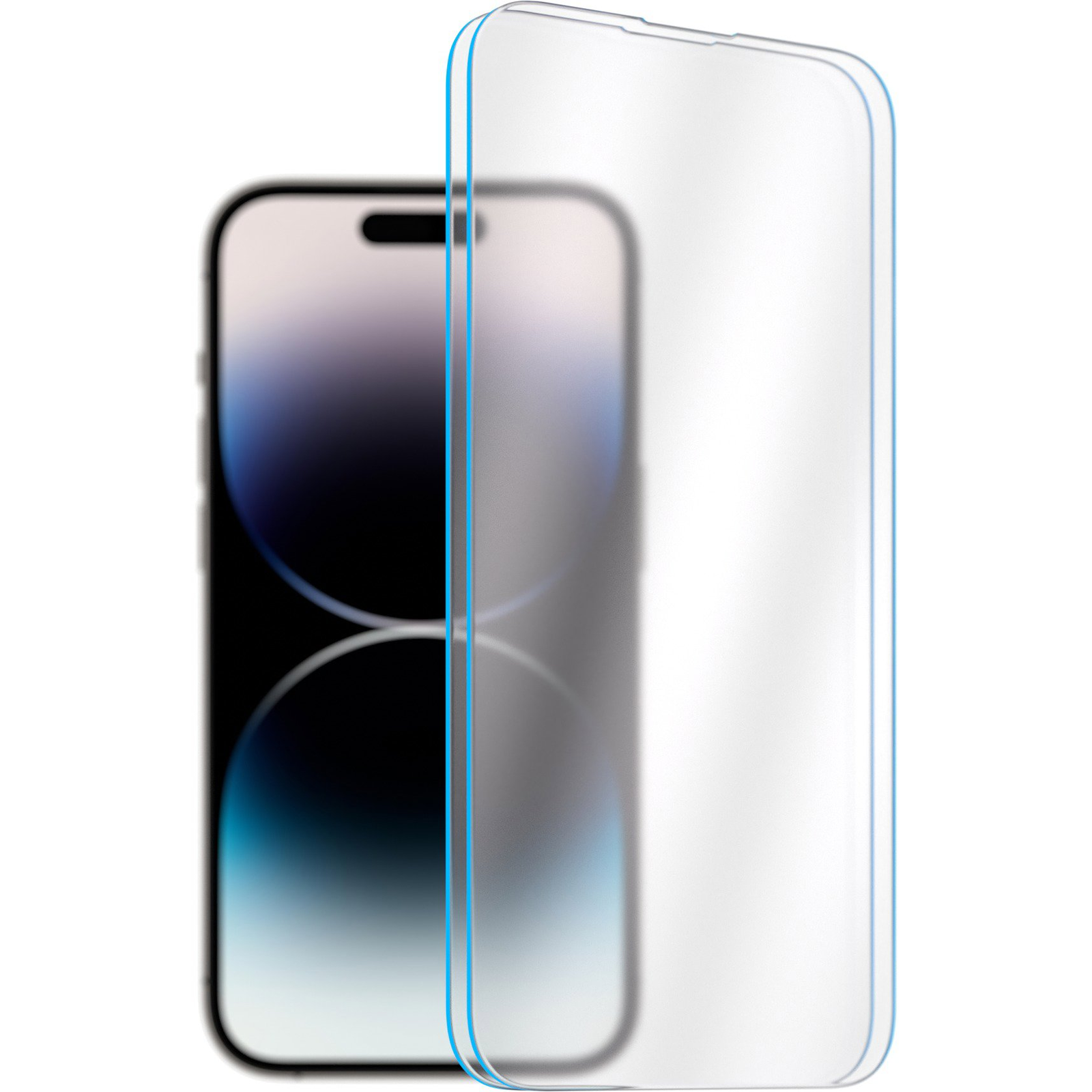 AlzaGuard Case Friendly Glass iPhone 14 Pro Max 2.5D üvegfólia - 2db (AGD-TGF0150P2)
