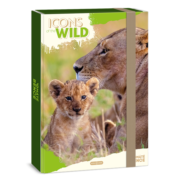 Ars Una Icons of the Wild-Lions 25 (5504) A4 füzetbox (50855049)