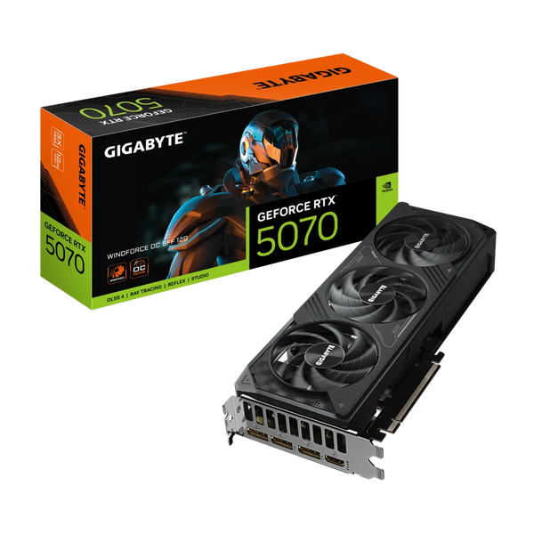 Gigabyte GeForce RTX 5070 12GB GDDR7 Windforce OC SFF Videókártya