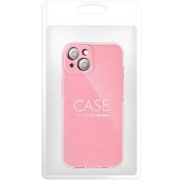 2mm vastag szilikon tok Apple iPhone 17 Pro Max rózsaszín-csillámos