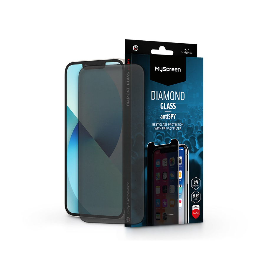 MyScreen antiSPY - Apple iPhone 13/13 Pro üvegfólia beteketintés elleni védelemmel (MS202039)