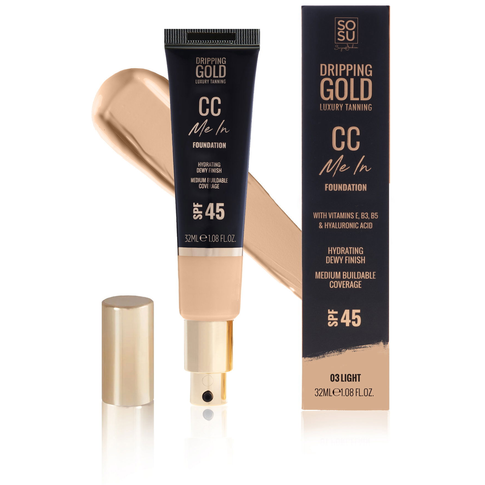 DRIPPING GOLD CC Me In Foundation Light 03 SPF 45 (5391537260537)