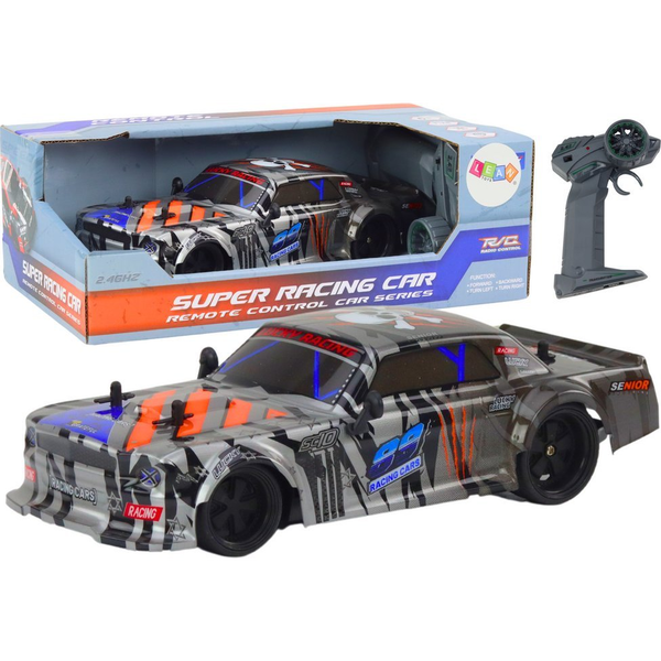 Remote Controlled Sports Car RC 1:18 Szürke 18590