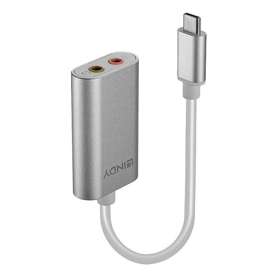 Lindy 42711 mobiltelefon kábel Fehér USB C 3.5mm (42711)