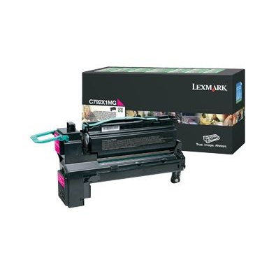 Lexmark C792X1MG tonerová náplň 1 kusů Originální Purpurová