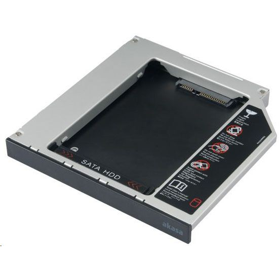 Akasa 2.5" HDD/SSD beépíthető keret notebookhoz 9,5mm (AK-OA2SSA-03) (AK-OA2SSA-03)
