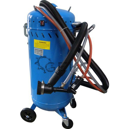 Geko homokfúvó gép, porelszívós, 8bar, 105L, 1.2kW (G02026)