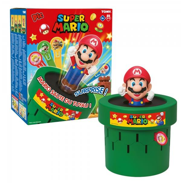 Tomy Pop Up Mario Stolová hra Jemná motorika (zručnosť)