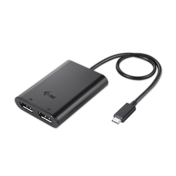 i-tec C31DUAL4KDP USB grafisk adapter 3840 x 2160 pixel Sort