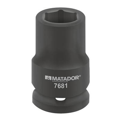 Matador Schraubwerkzeuge 76810800 Külső hatlap Ütvefúró dugókulcs betét 80 mm 1 (25 mm) (76810800)