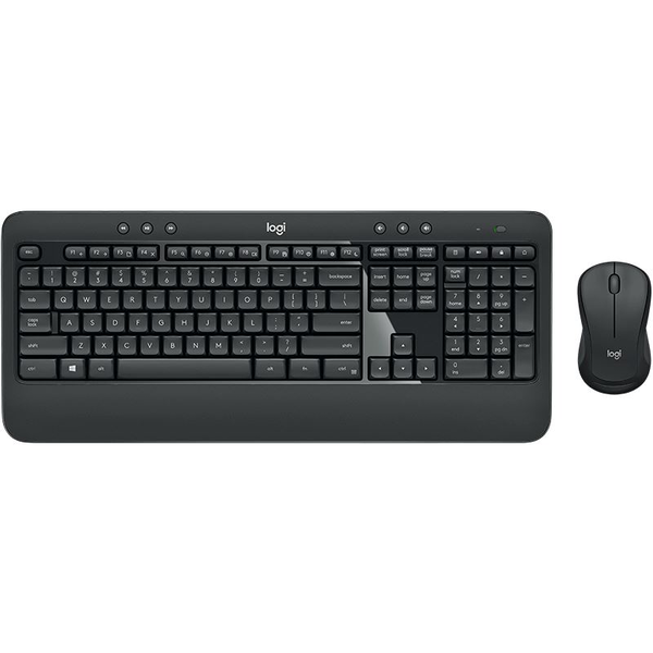 Logitech Advanced MK540 klávesnice Obsahuje myš USB AZERTY Francouzský Černá, Bílá