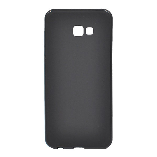 Szilikon telefonvédő (matt) FEKETE [Samsung Galaxy J4 Plus (SM-J415F)]
