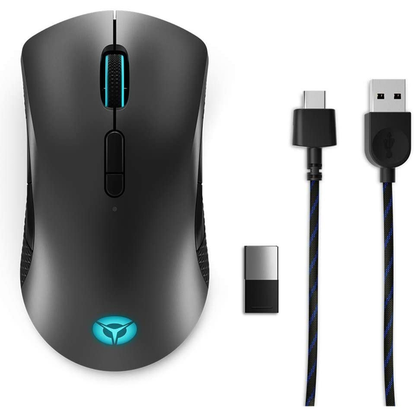 Lenovo Legion M600 Wireless Gaming muis Gamen Ambidextrous RF Wireless + Bluetooth + USB Type-A Optisch 16000 DPI