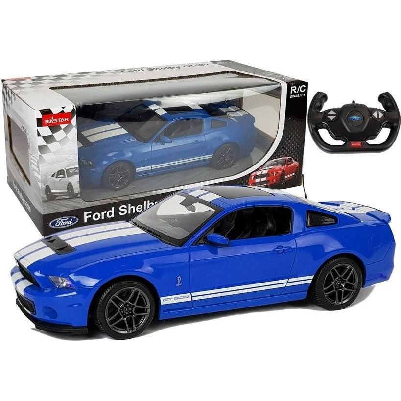 R/C Ford Shelby Rastar 1_14 Kék, Távirányítóval (6012)