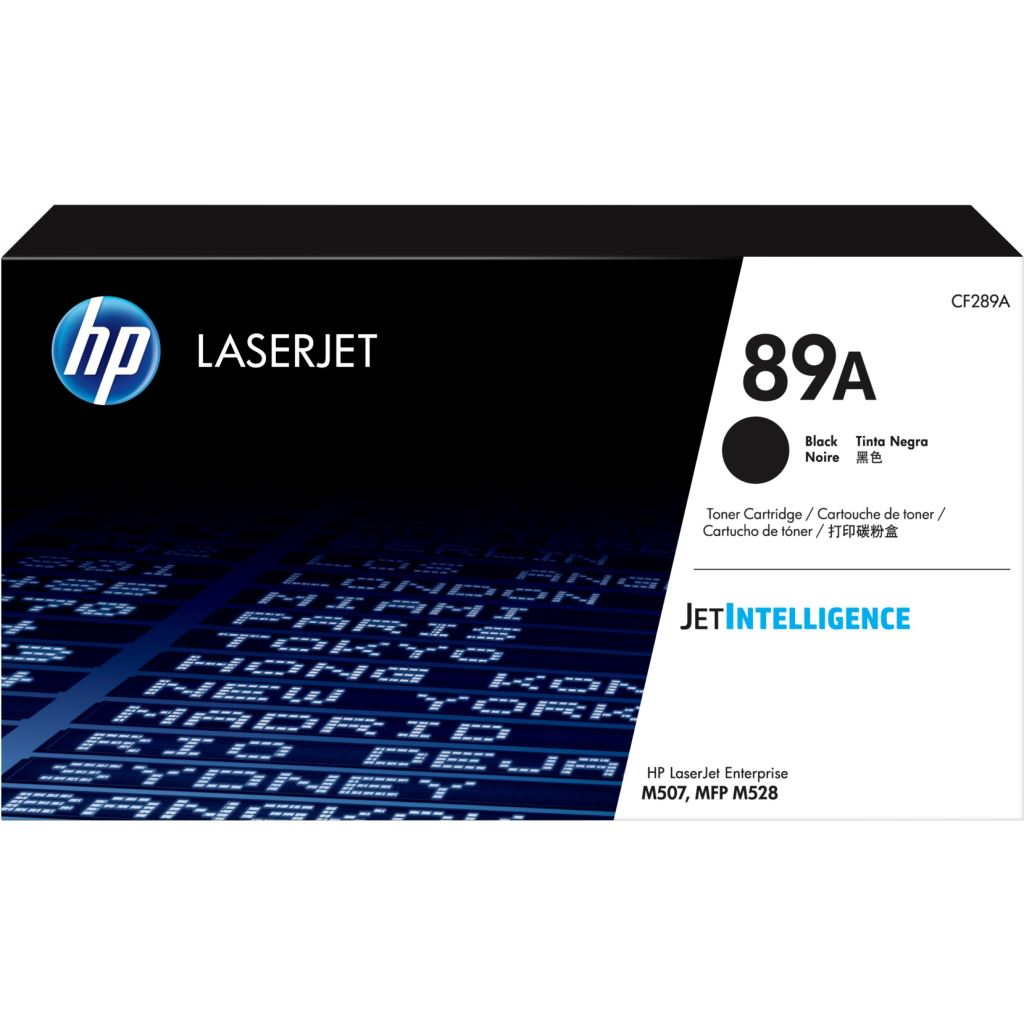HP 89A Black Original LaserJet Cartridge toner 1 kusov Originál (CF289A)