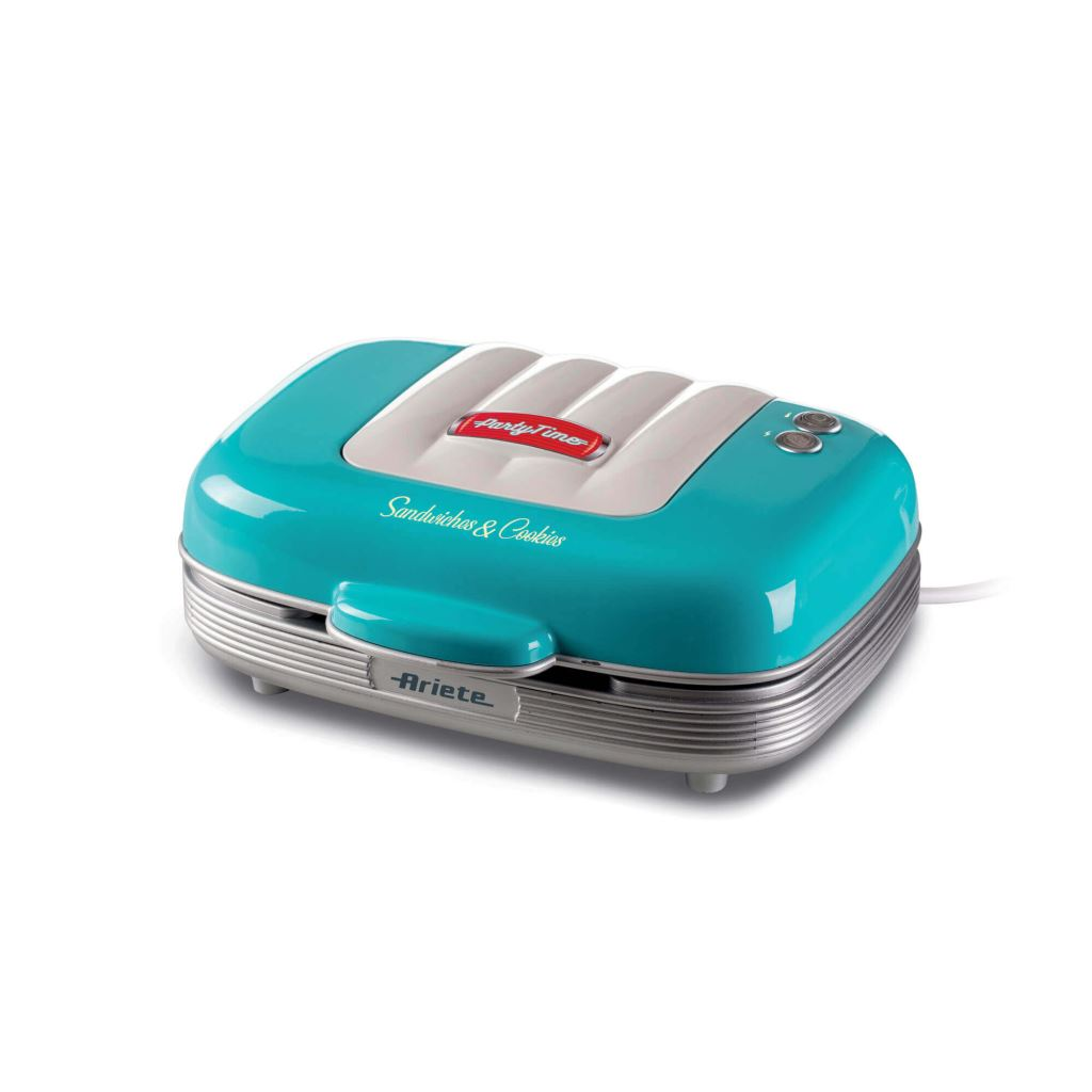 Ariete 1972/01 Party Time szendvics- és süteménysütő kék (1972/01)
