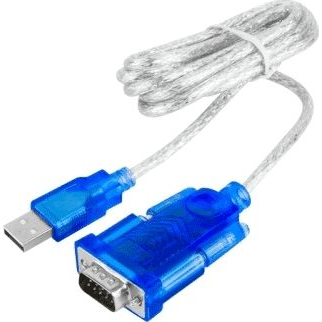 Adapter USB Cabletech DB9M USB - RS-232 Niebieski  (KPO3431-1.5)