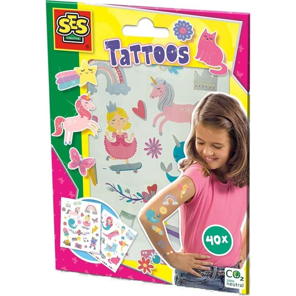 SES Gyerek tetoválás lányoknak, 40 db