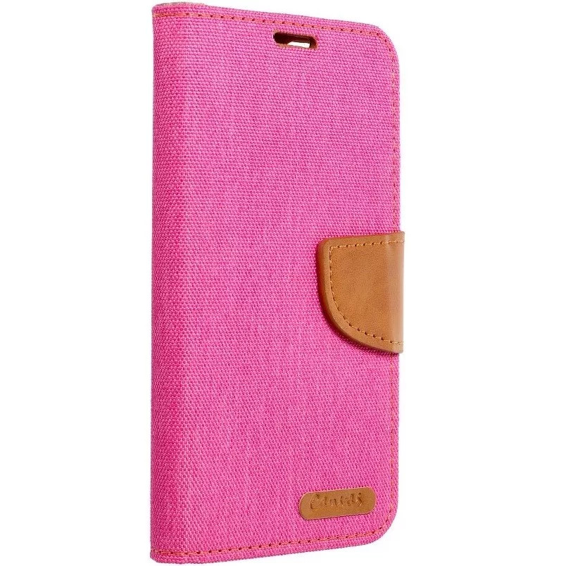 Samsung Galaxy A25 5G SM-A256B, Oldalra nyíló tok, stand, Canvas Book, rózsaszín (5903396254864)