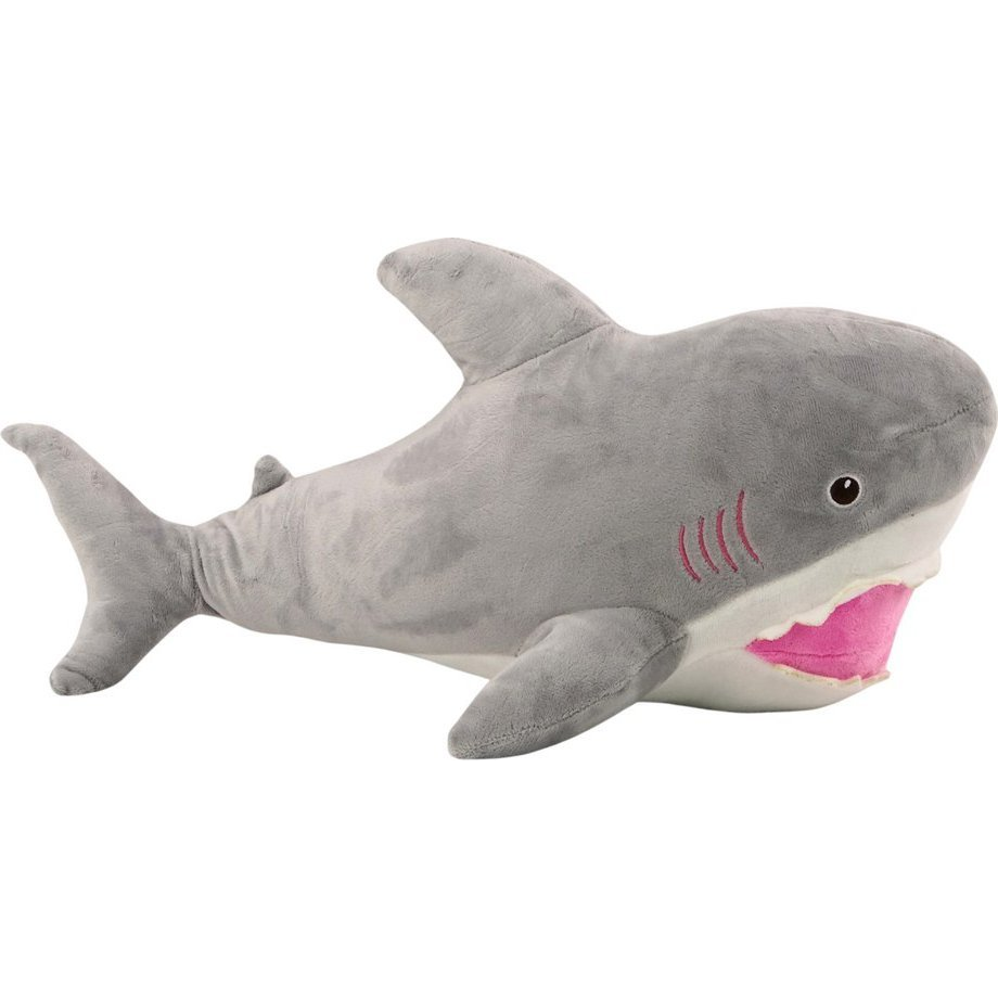 Plüss Cápa - 50 cm, Szürke (16488)