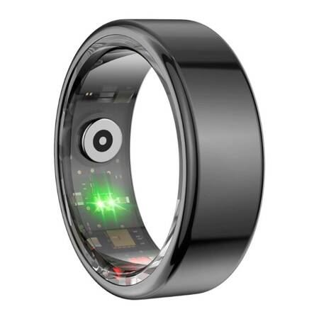 Colmi R02 20.3mm 11-es méret okos gyűrű fekete (6972436985166) (6972436985166)